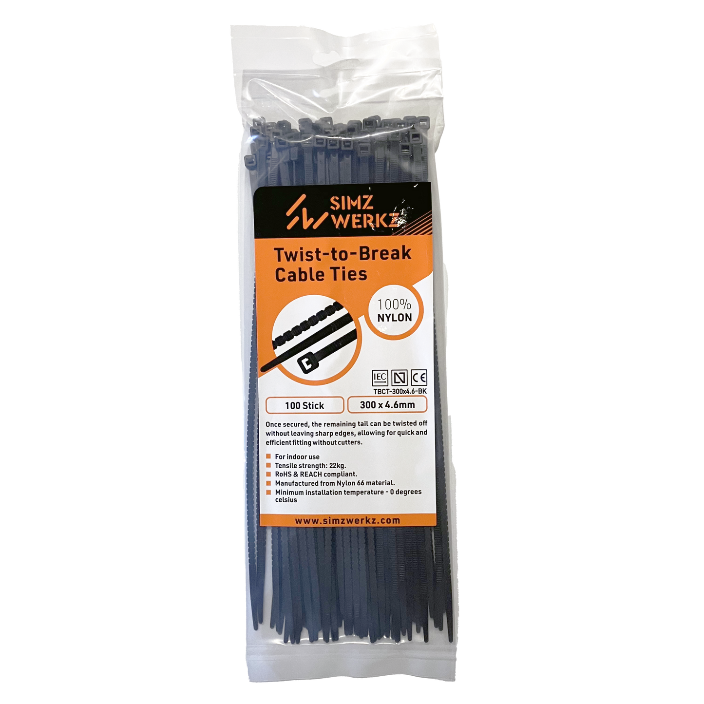 Twist-to-Break Cable Ties