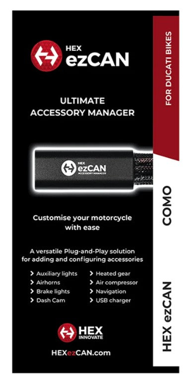 HEX ezCAN COMO for Ducati