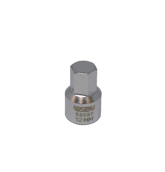 3/8" Dr. Impact Stubby Hex Bit Socket 12mm