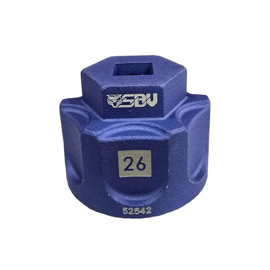 3/8 Dr. Aluminium Socket 26mm 6-Point