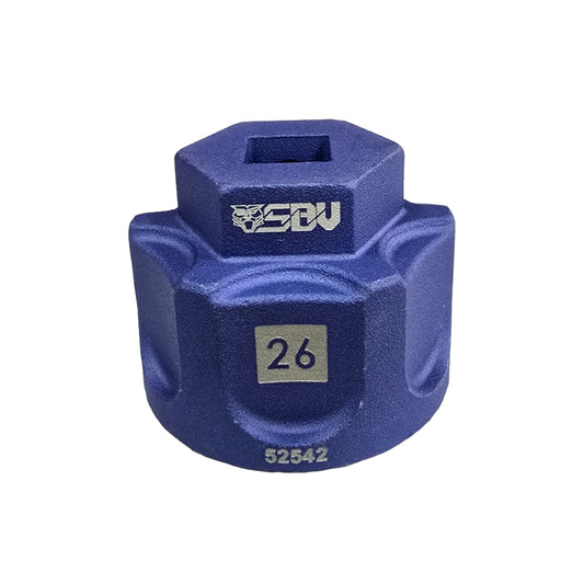 3/8 Dr. Aluminium Socket 26mm 6-Point