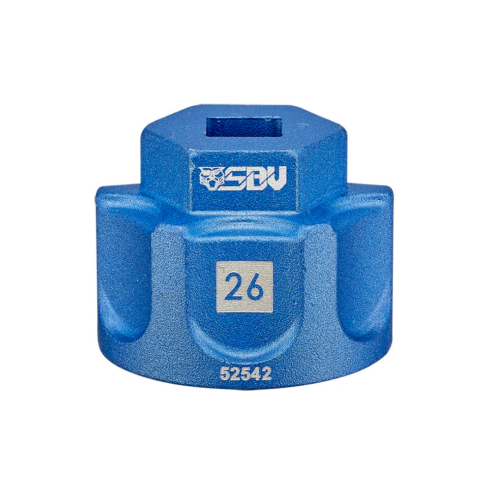 3/8 Dr. Aluminium Socket 26mm 6-Point