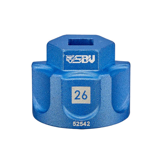 3/8 Dr. Aluminium Socket 26mm 6-Point