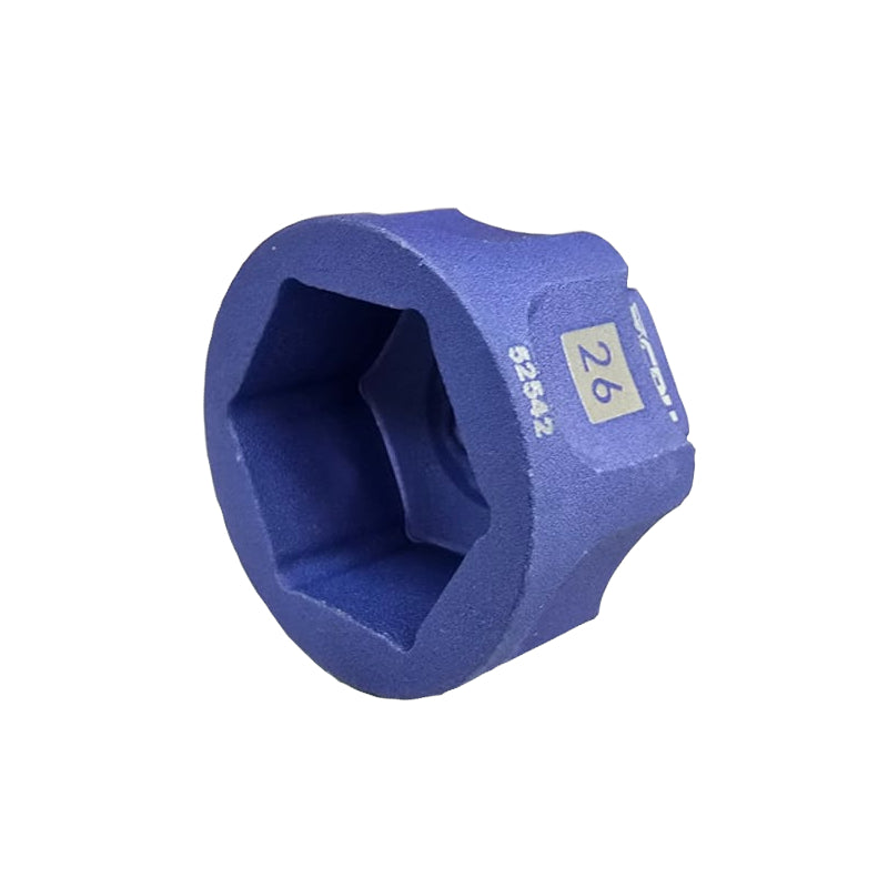 3/8 Dr. Aluminium Socket 26mm 6-Point
