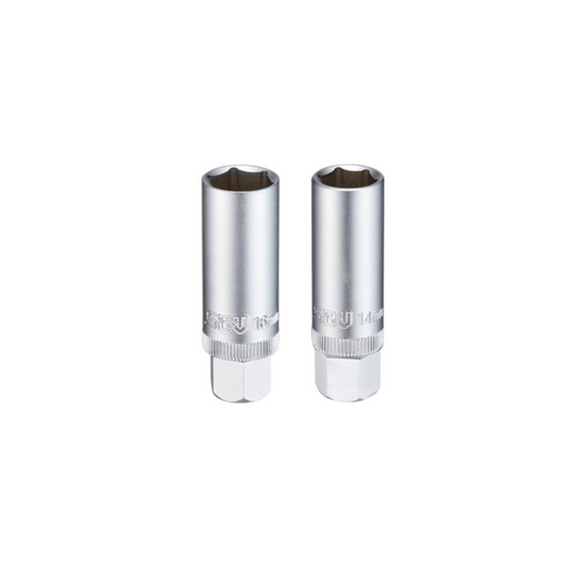3/8" Dr. Spark Plug Sockets, 2pcs Set