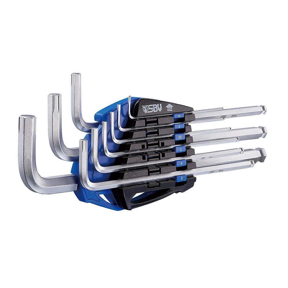 Extractor Hex Key Set (Extra Long) - 9 pcs - SBV Tools Asia