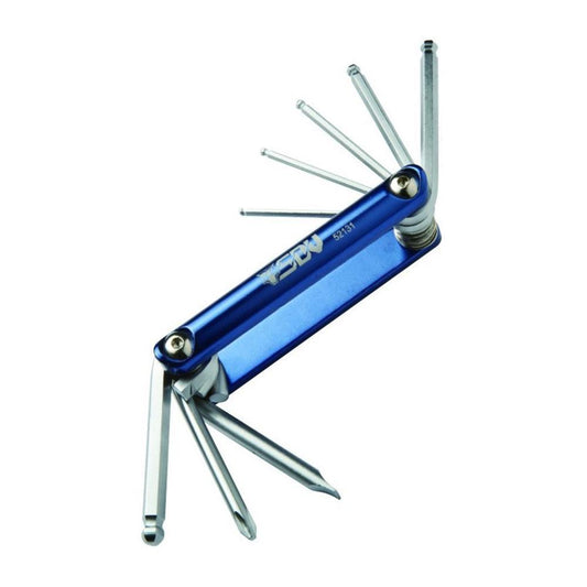 Folding MM HEX Key Set, 9 pcs - SBV Tools Asia