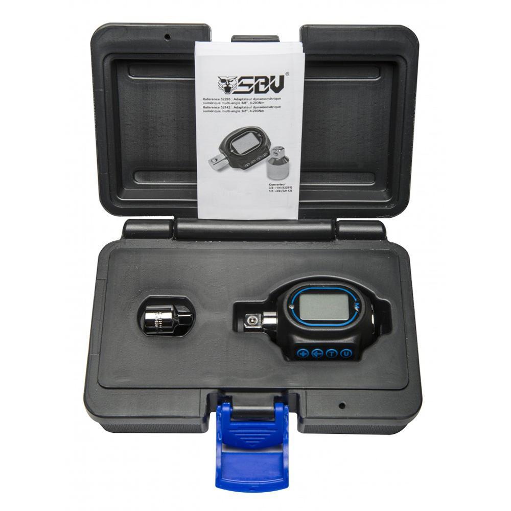 Digital Torque Adapter 3/8" & 1/4", 4 - 203Nm - SBV Tools Asia